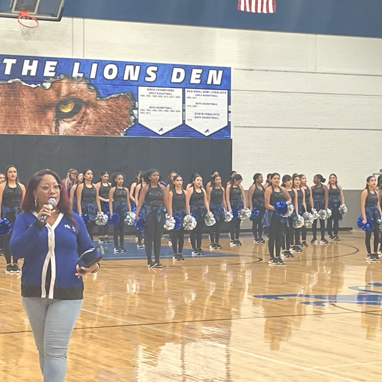 drill team on the floor