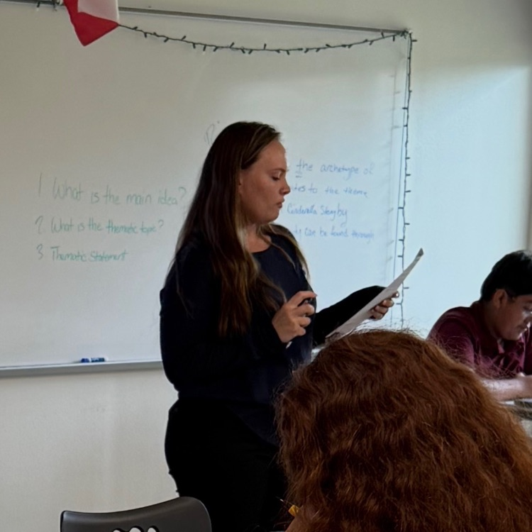 teacher in front of class