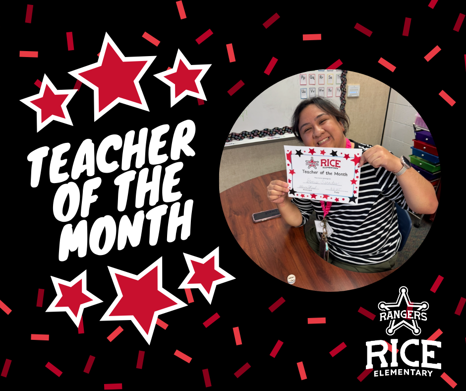 Photo of Ms. Secades, Teacher of the Month