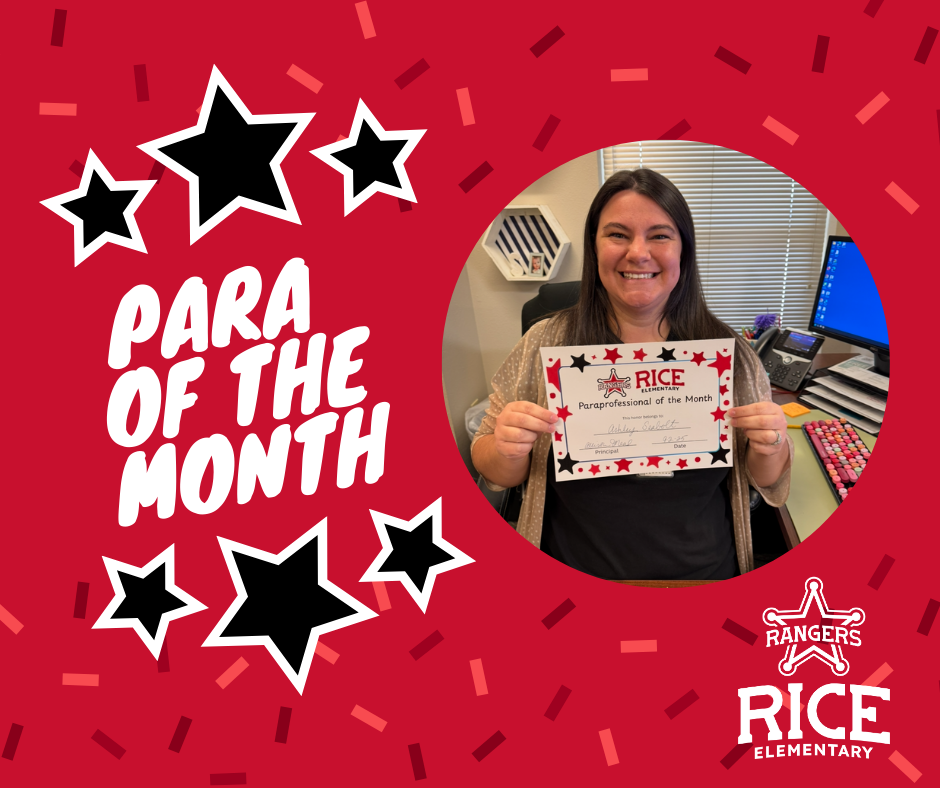 Photo of Mrs. Seabolt, para of the month
