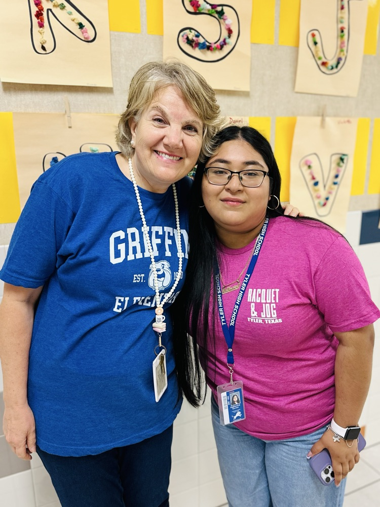 teacher and former student