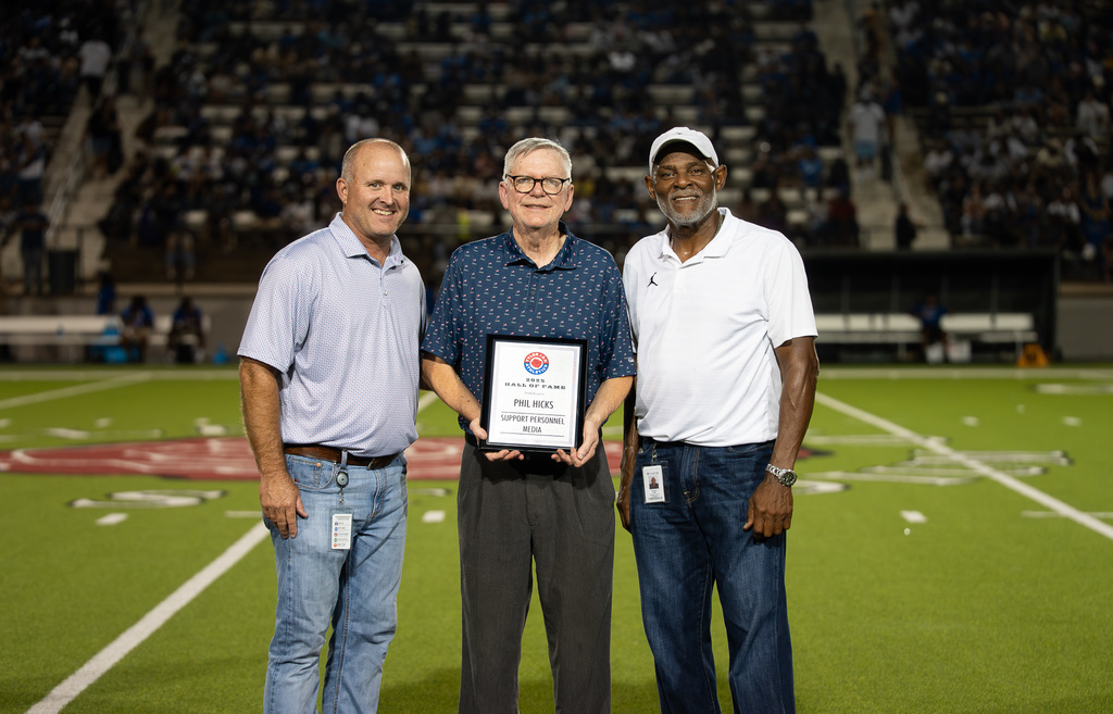 Tyler ISD proudly inducts Phil Hicks into their Athletic Hall of Fame!