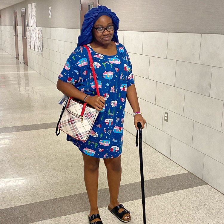 student dressed as a adult 