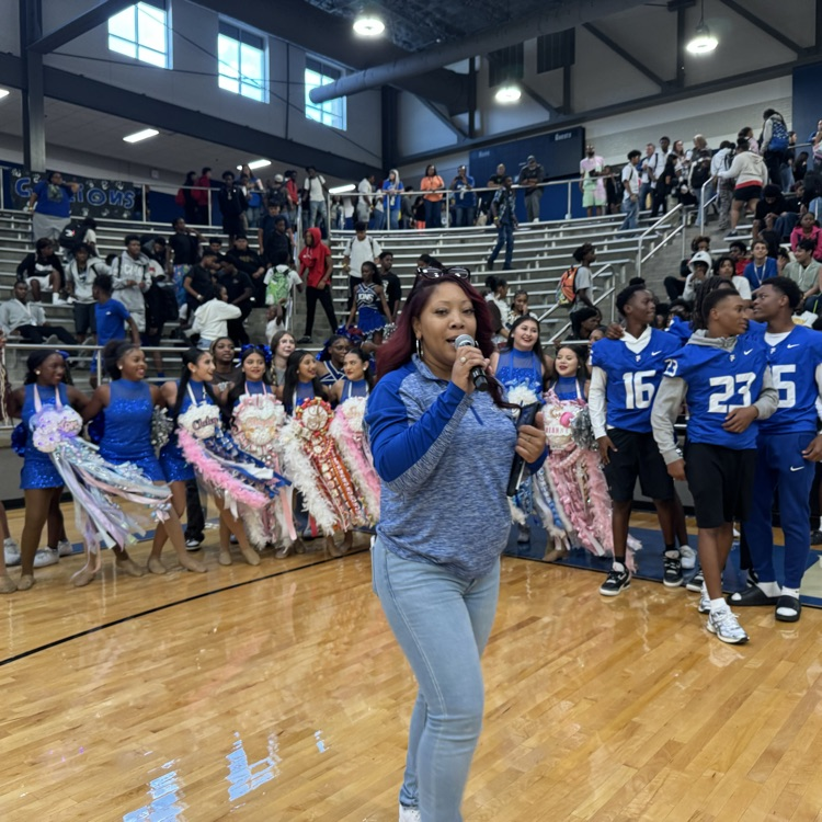 mc for pep rally