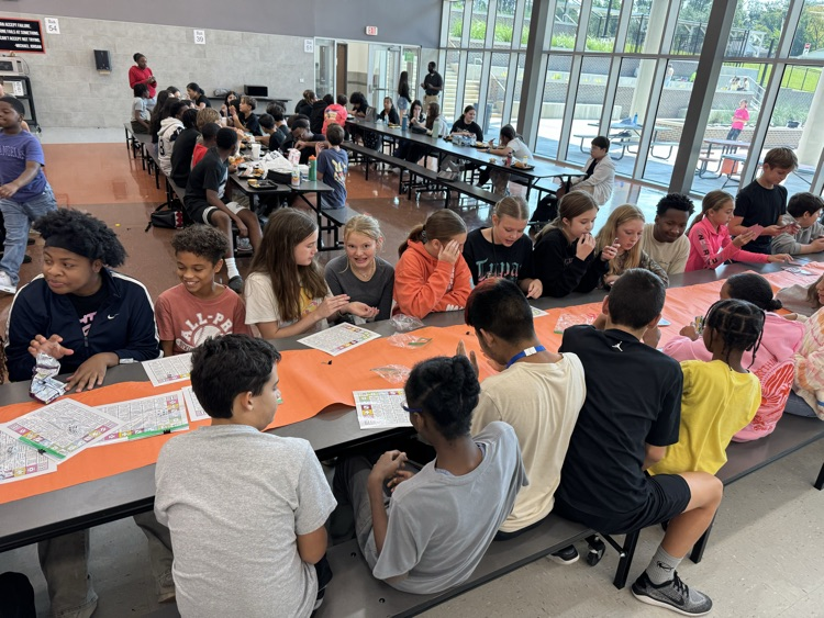 Game tables at lunches