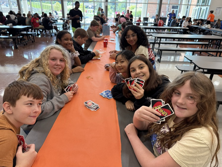 Game tables at lunches