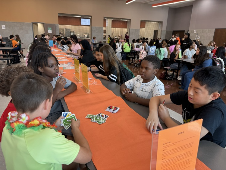 Game tables at lunches
