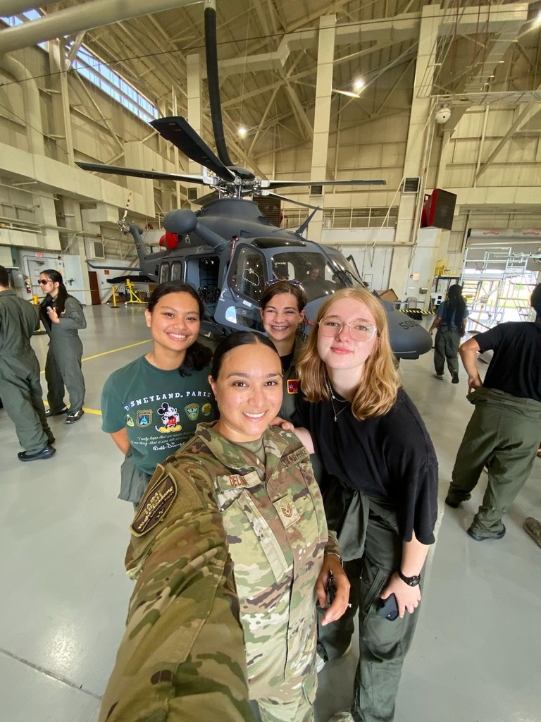 Allie Allen at the U.S. Air Force AIM High Flight Academy