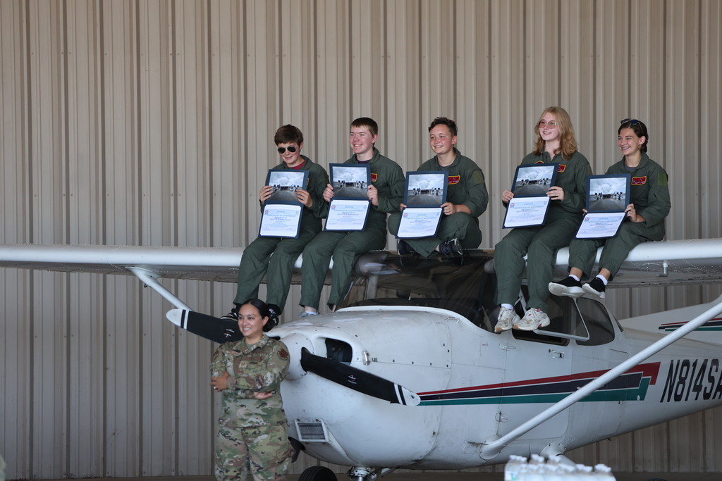 Allie Allen earns completion at U.S. Air Force AIM High Flight Academy this summer
