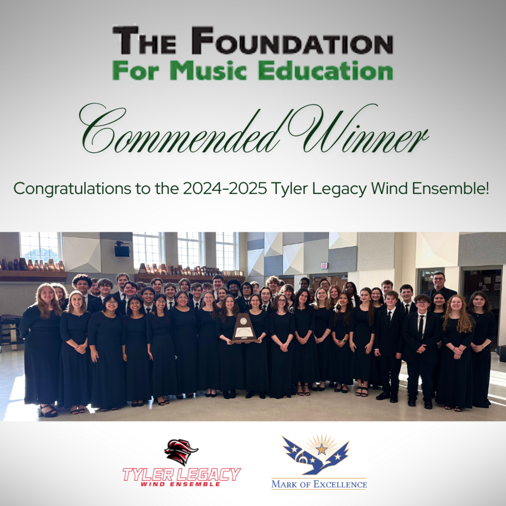 Tyler Legacy Wind Ensemble commended winner