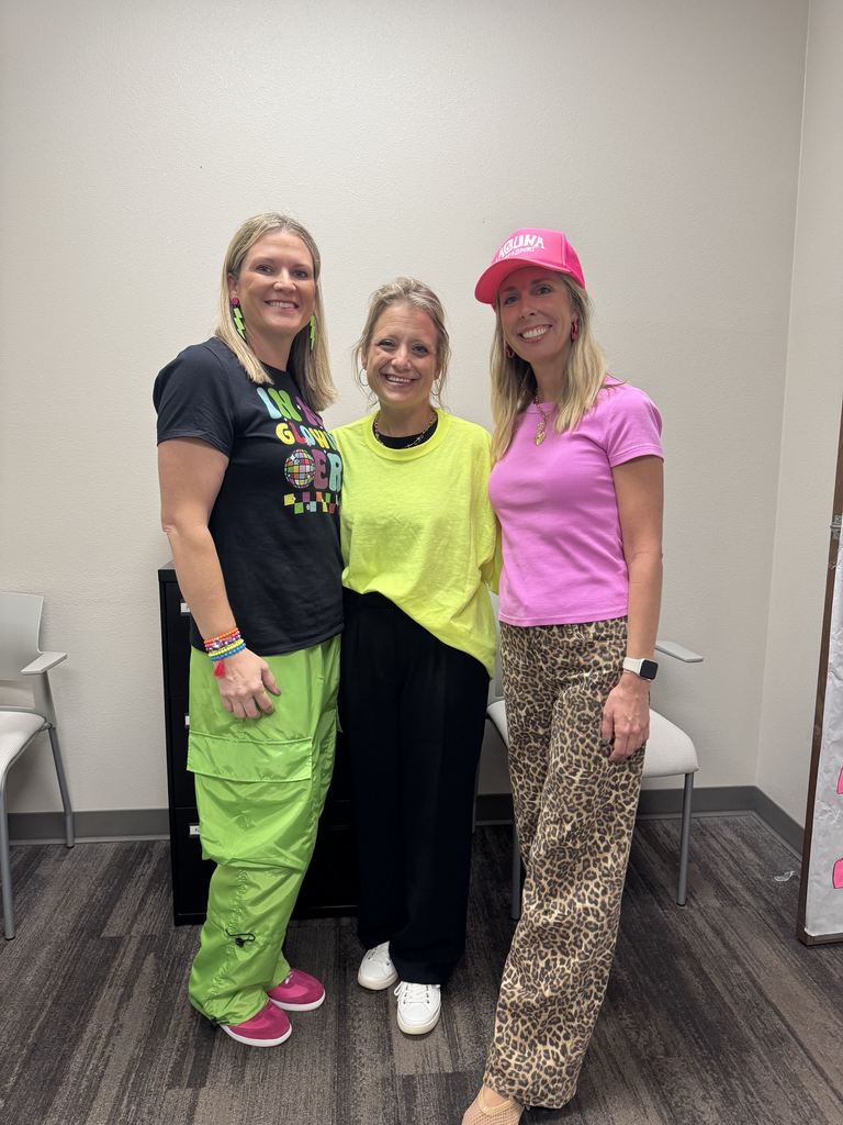 Tyler Legacy students and staff in their Neon for HoCo spirit week