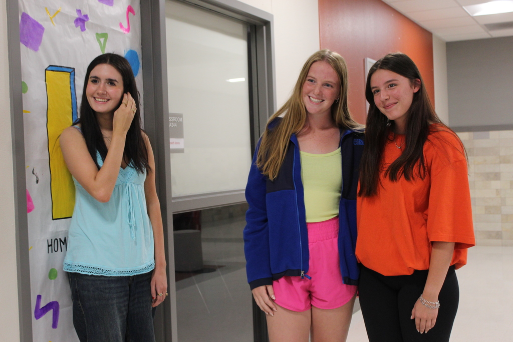Tyler Legacy students and staff in their Neon for HoCo spirit week