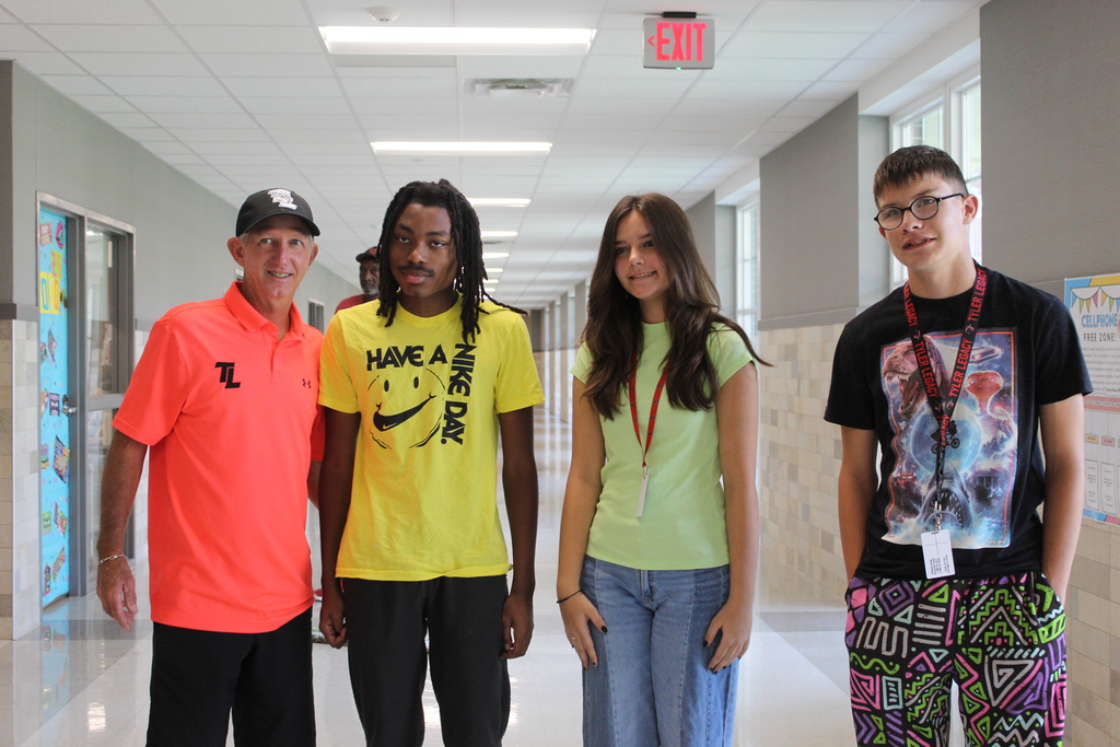Tyler Legacy students and staff in their Neon for HoCo spirit week