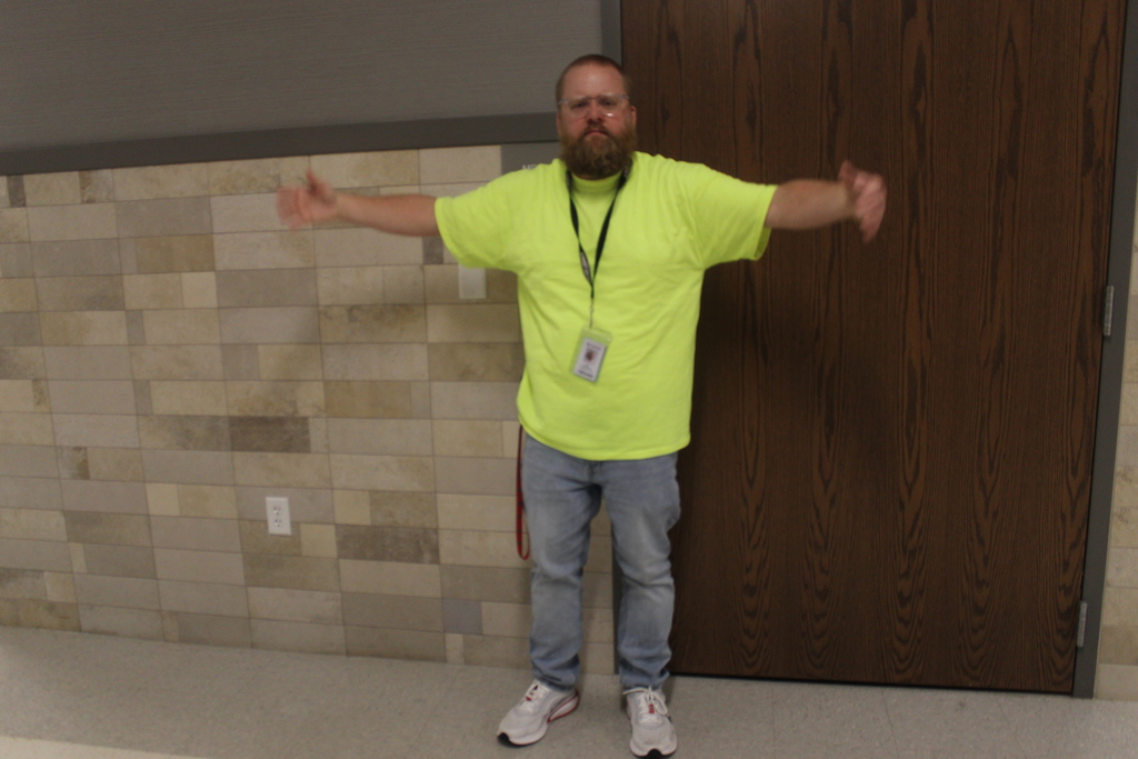 Tyler Legacy students and staff in their Neon for HoCo spirit week