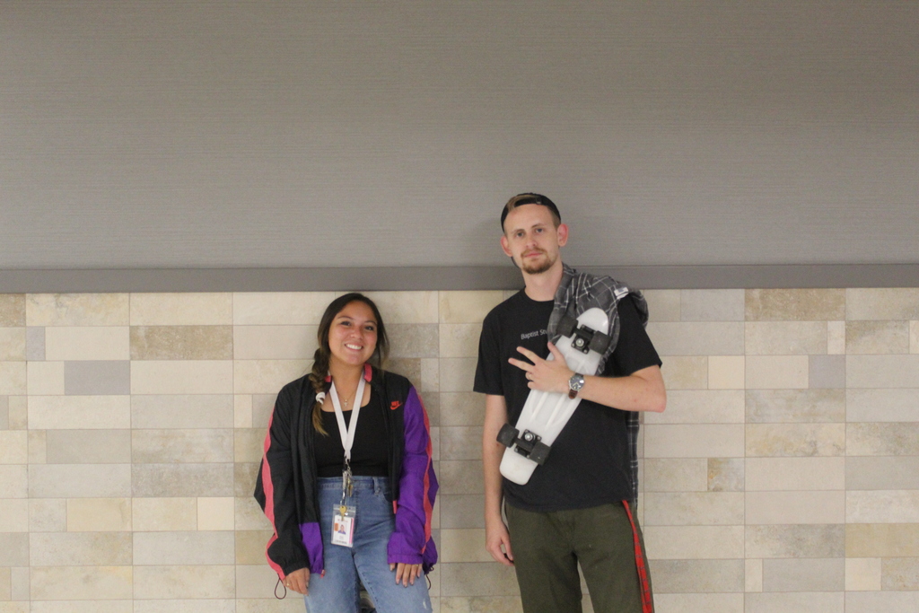 Tyler Legacy students and staff dressed up for Throwback Thursday HoCo spirit week