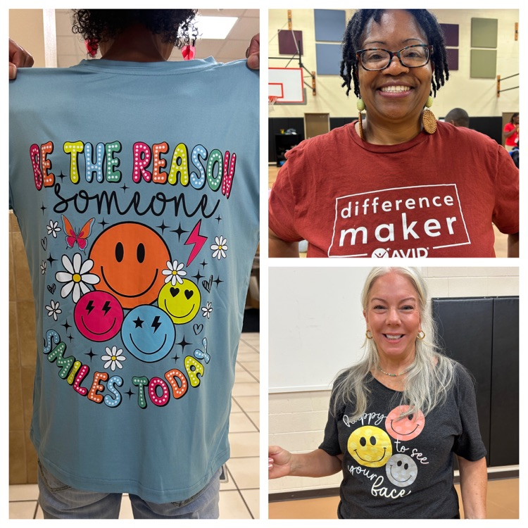✨ Today we wore our words! ✨ Our Jaguars showed off positive message T-shirts...spreading kindness, courage, and encouragement all around. 💙💛