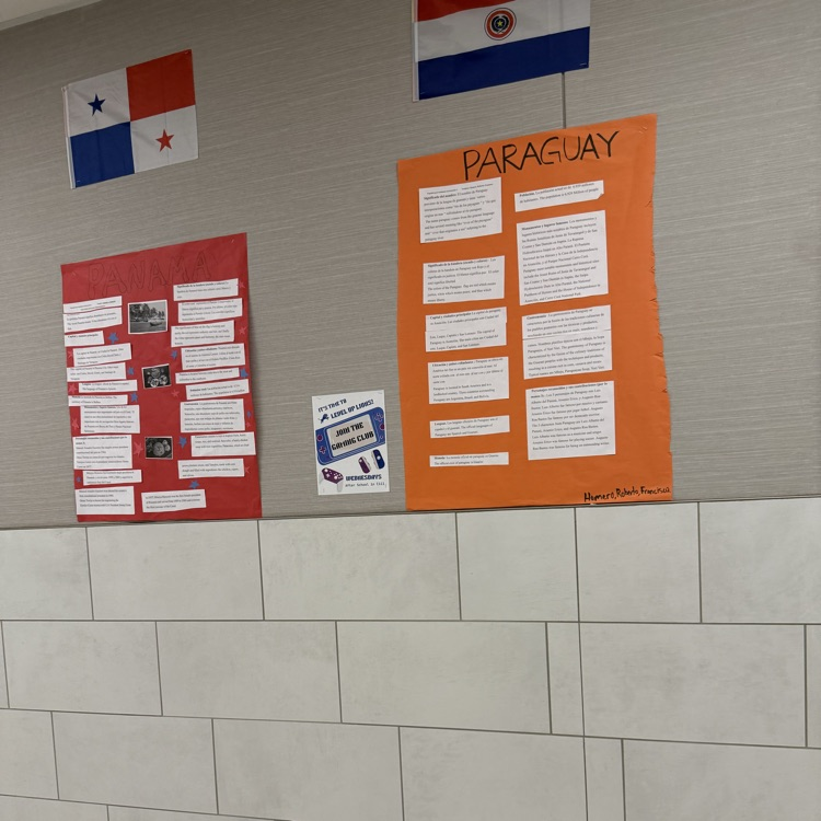 posters on a wall