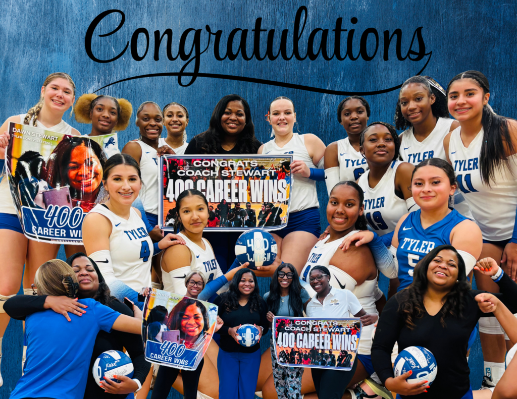 poster with volleyball team