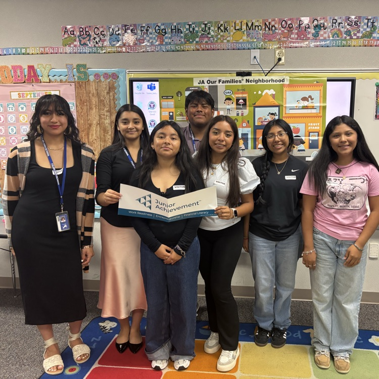 students at board