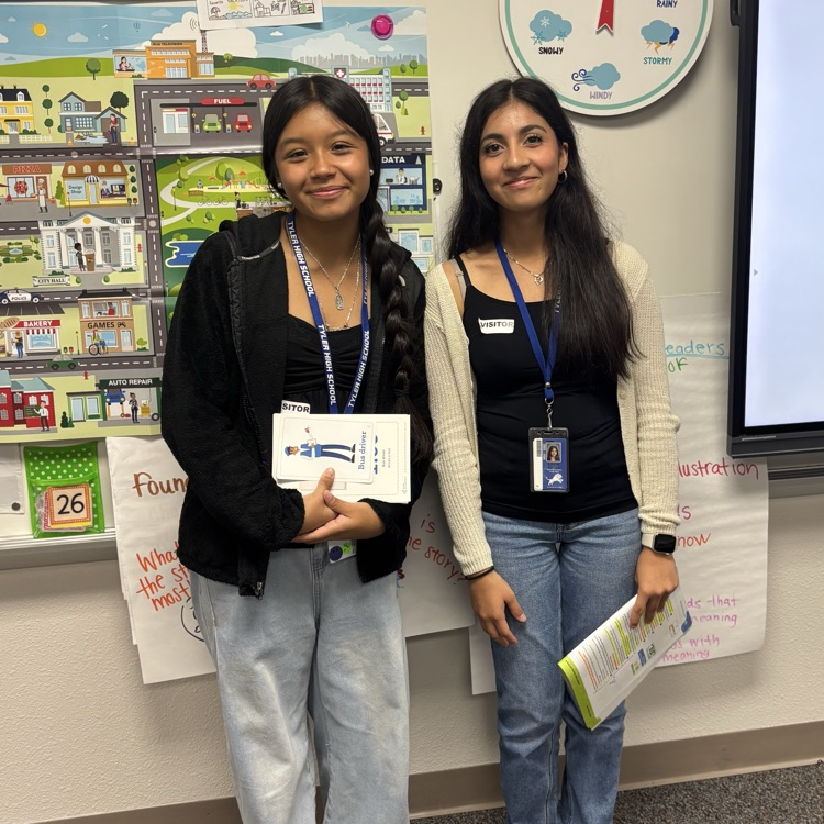 students at board