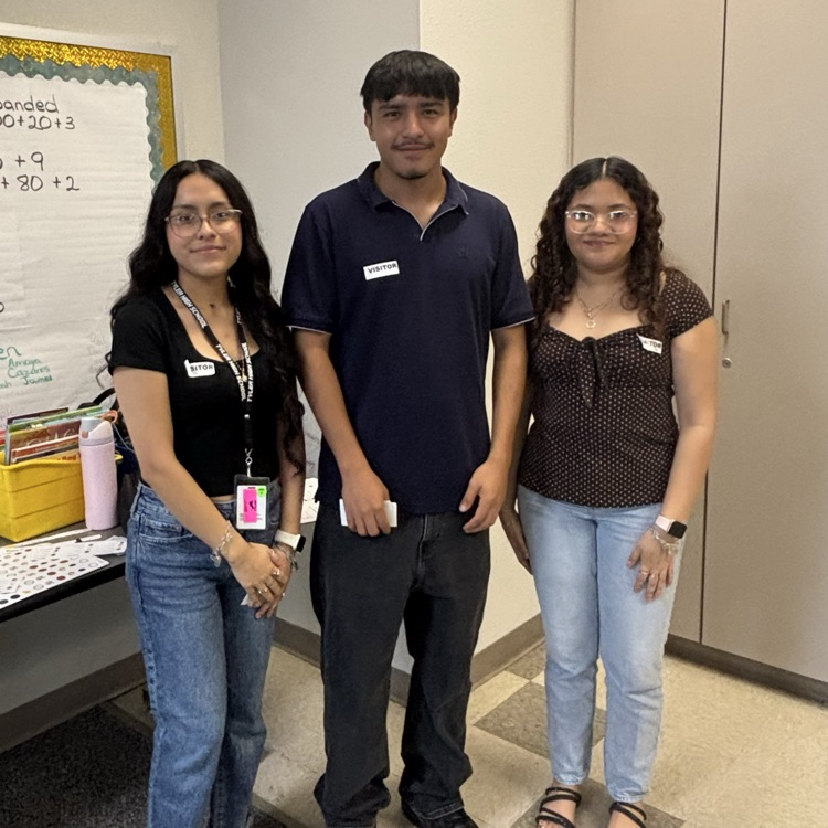 students at board