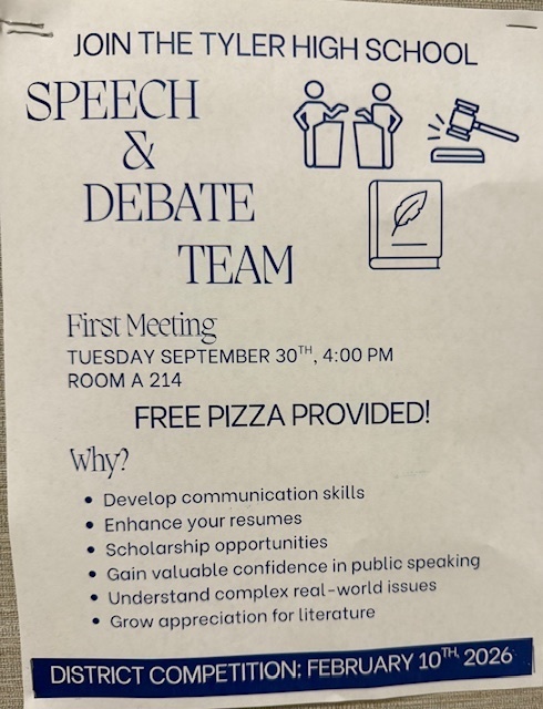 debate team flyer
