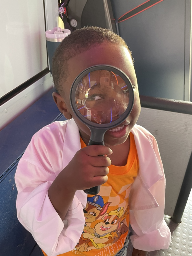 Children pretending to be doctors.