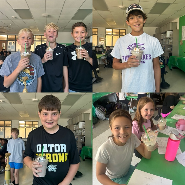 math classroom turned to coffee shop 