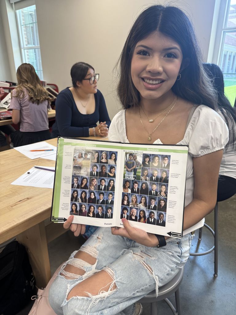 Current Tyler Legacy students finding older relatives in past yearbooks