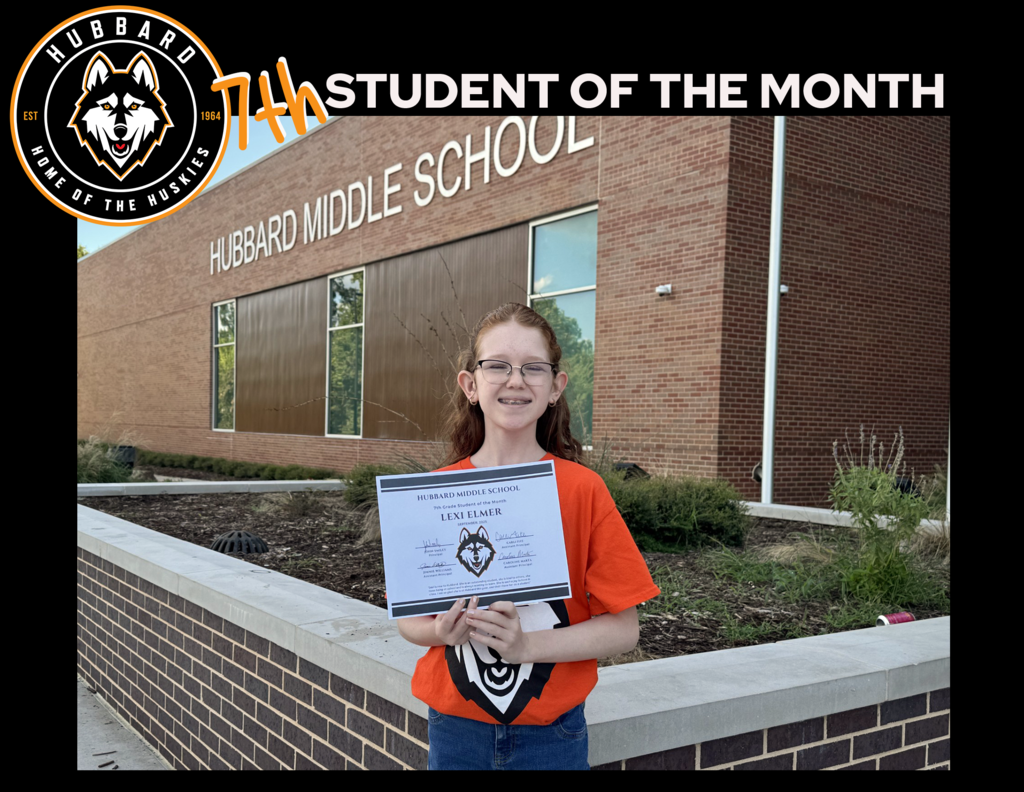 7th Grade Student of the Month