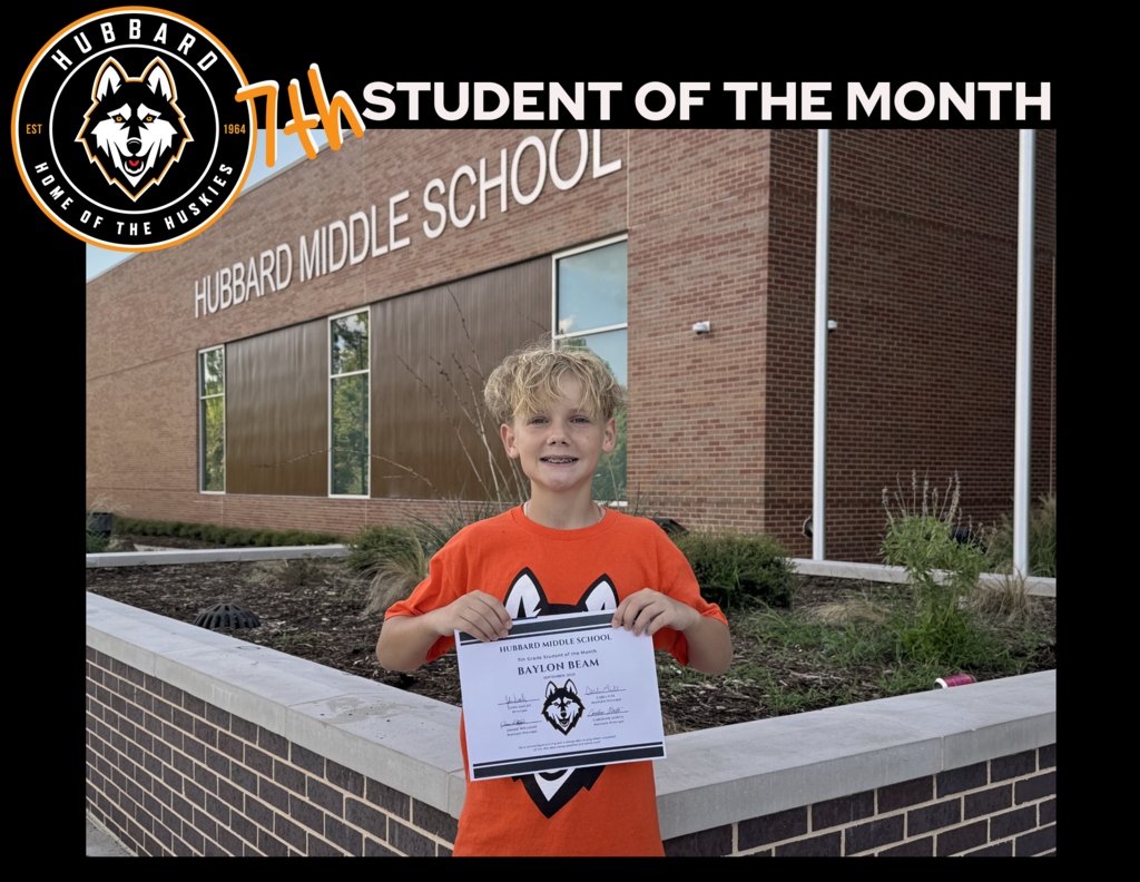 7th Grade Student of the Month