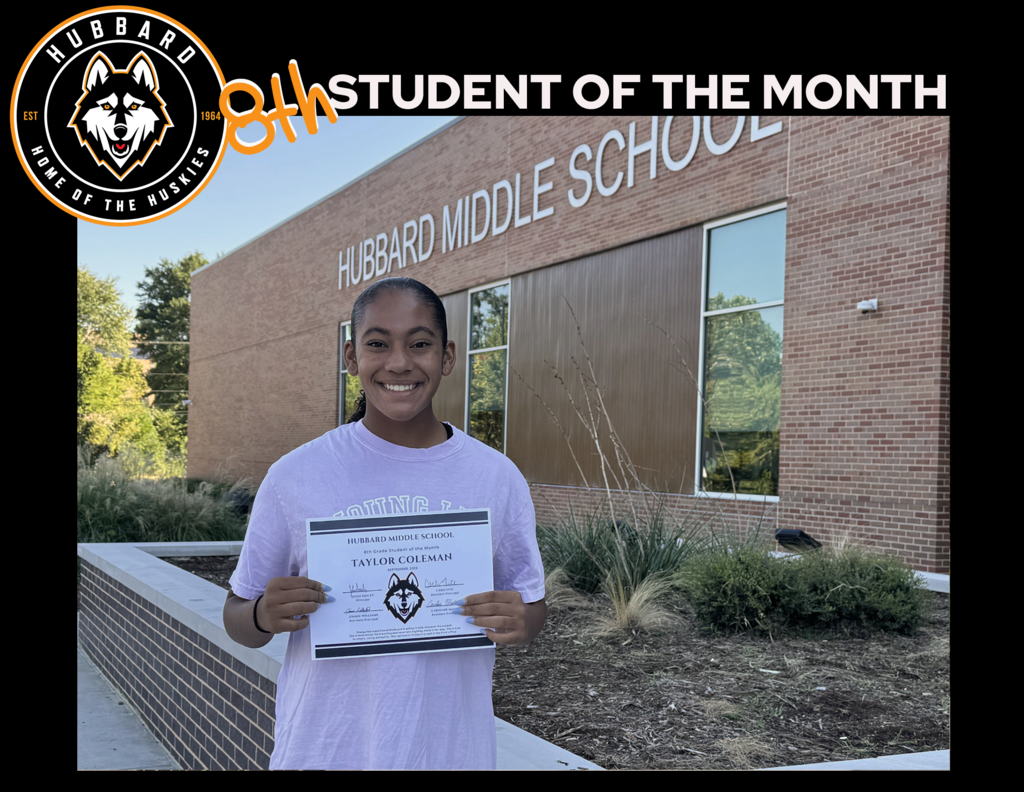 8th grade Student of the Month