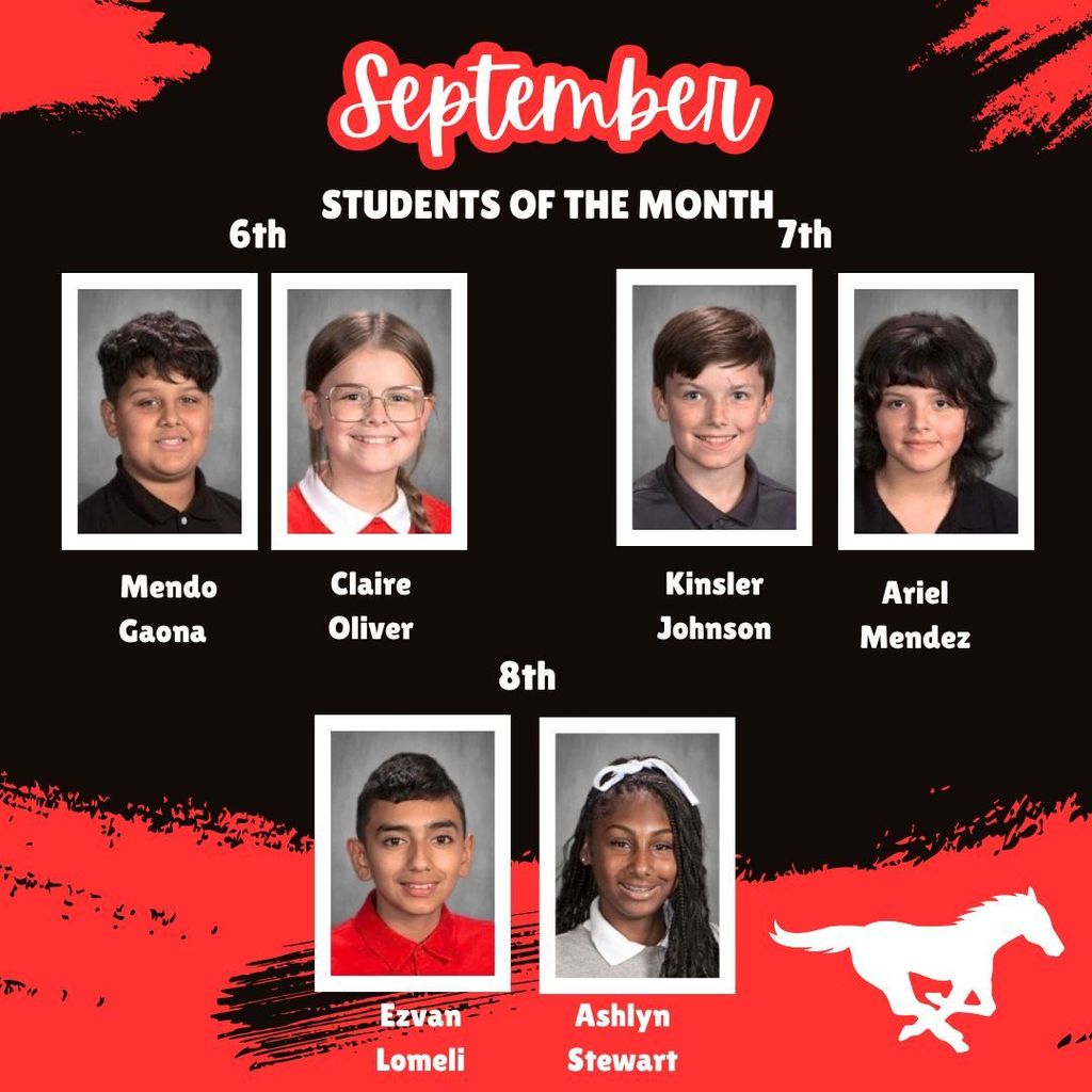 Students of the month