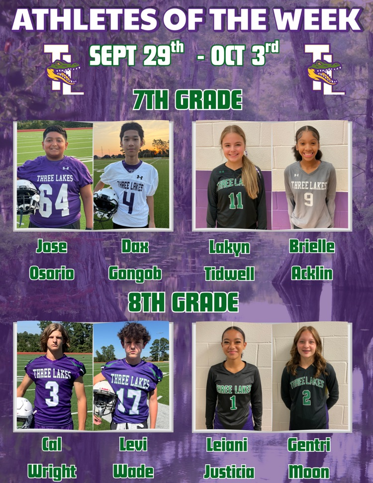 athletes of the week