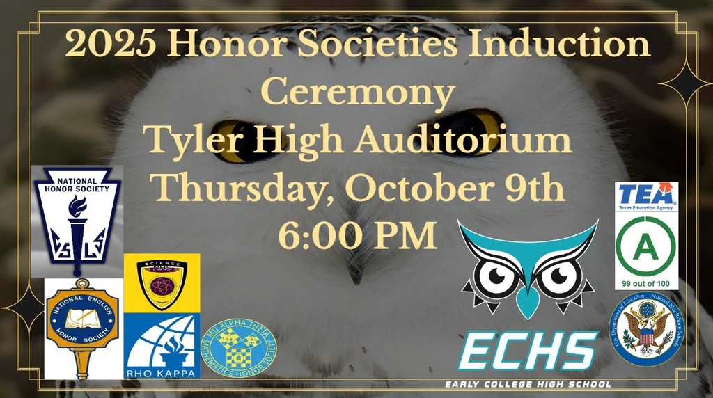 october 9 induction ceremony at tyler high