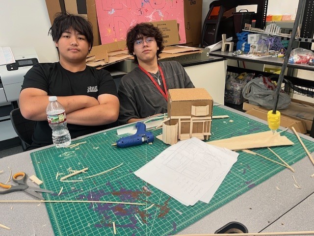 architecture students mock house design