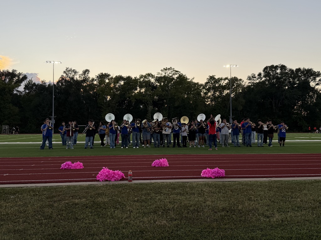 Boulter band at homecoming game