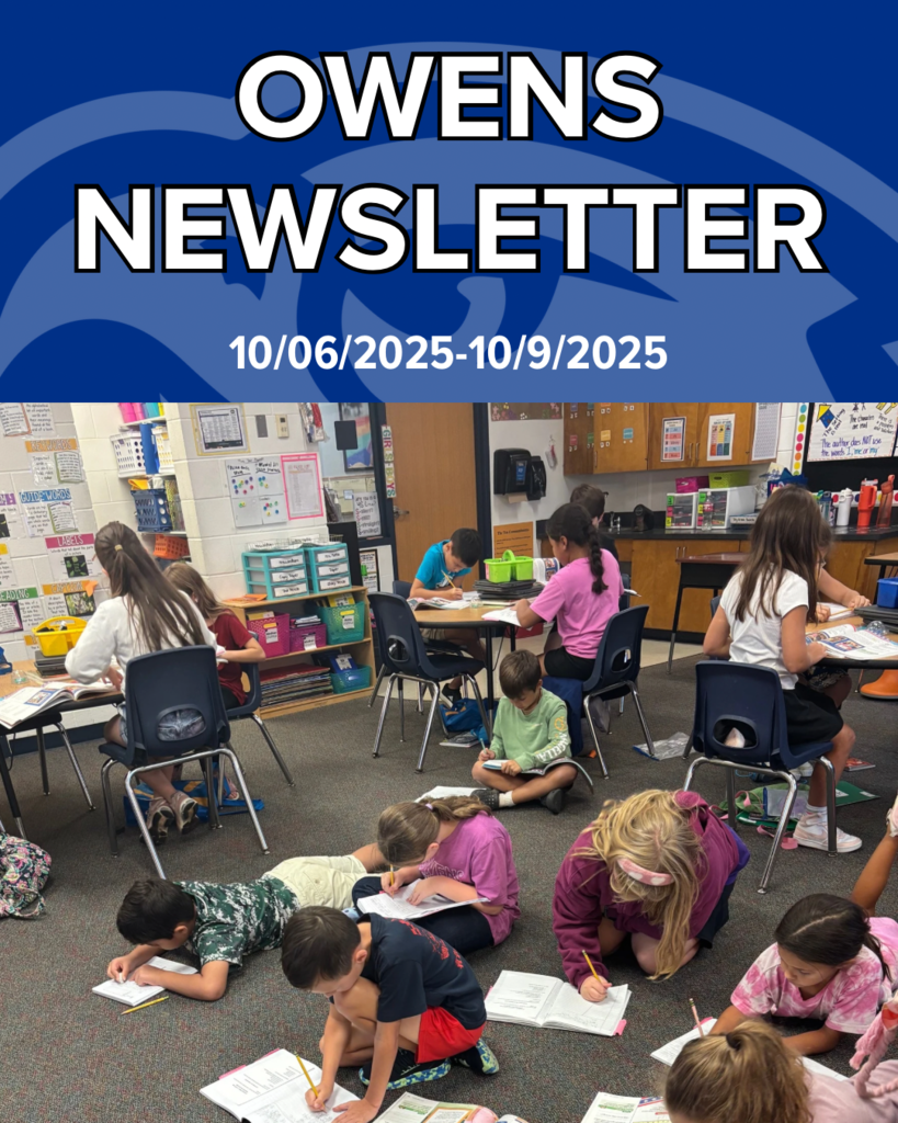 Owens Newsletter 10/06/2025-10/10/2025