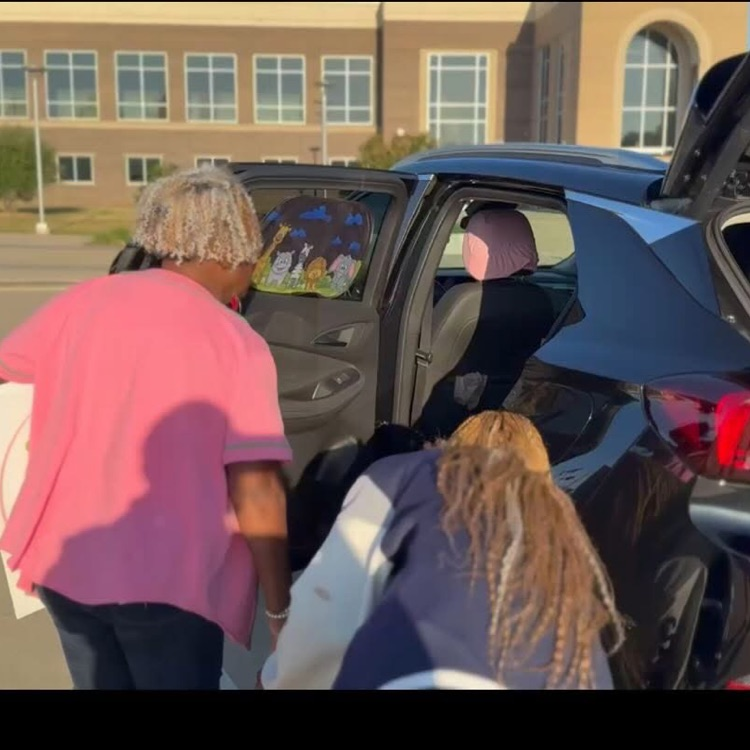 ladies getting stuff out of the car