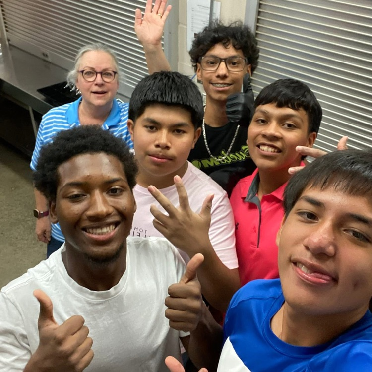 boys in the concession stand