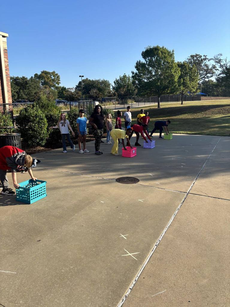 students doing force Olympics