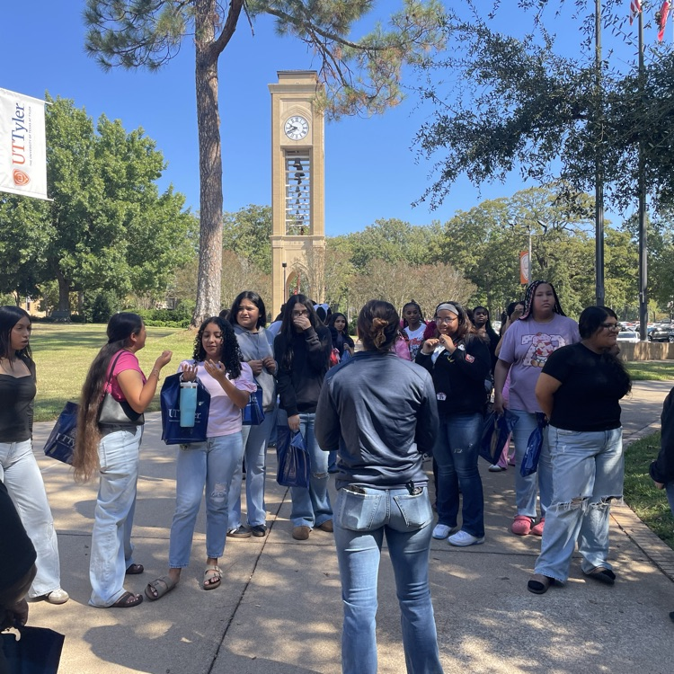 students on tour