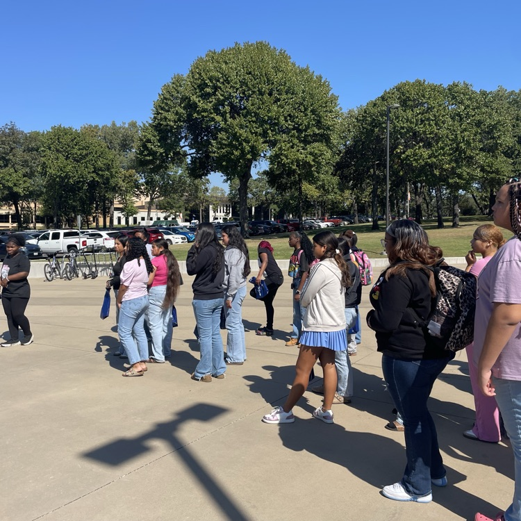 students on tour