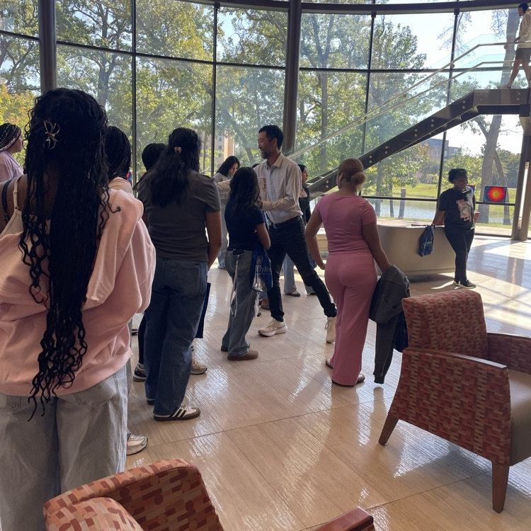 students on tour