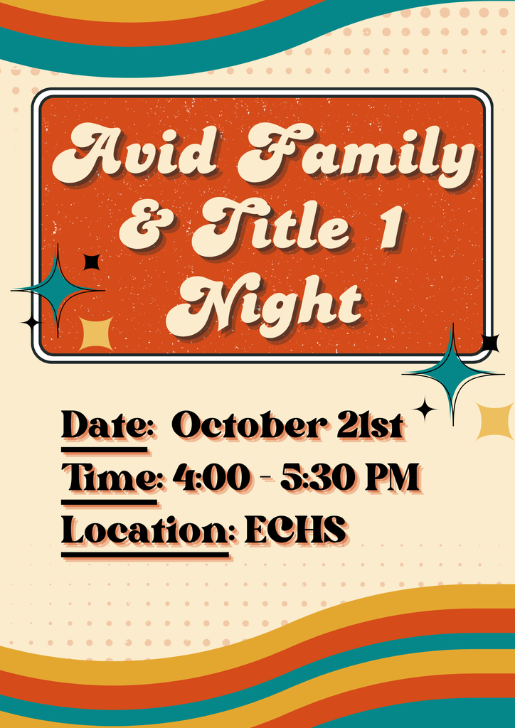 AVID Family Night: 9th & 10th grader College & Careers Fair