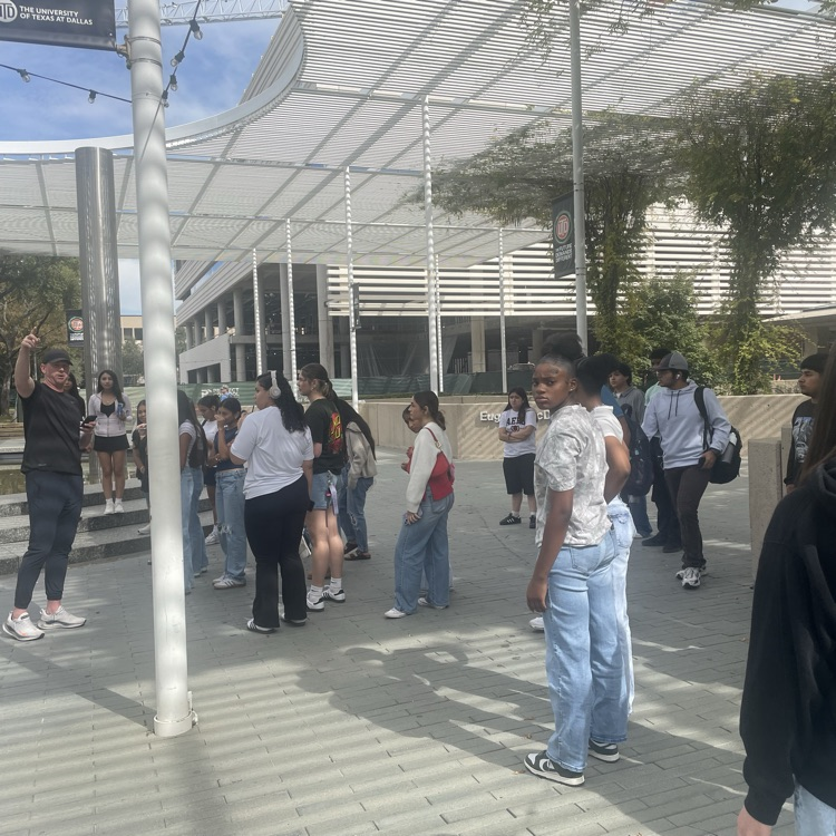 students on tour