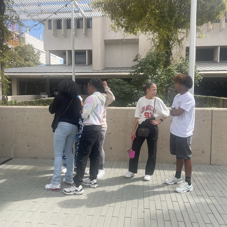 students on tour