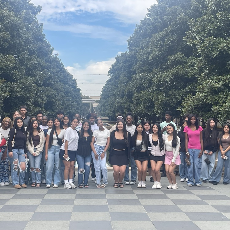 students on tour
