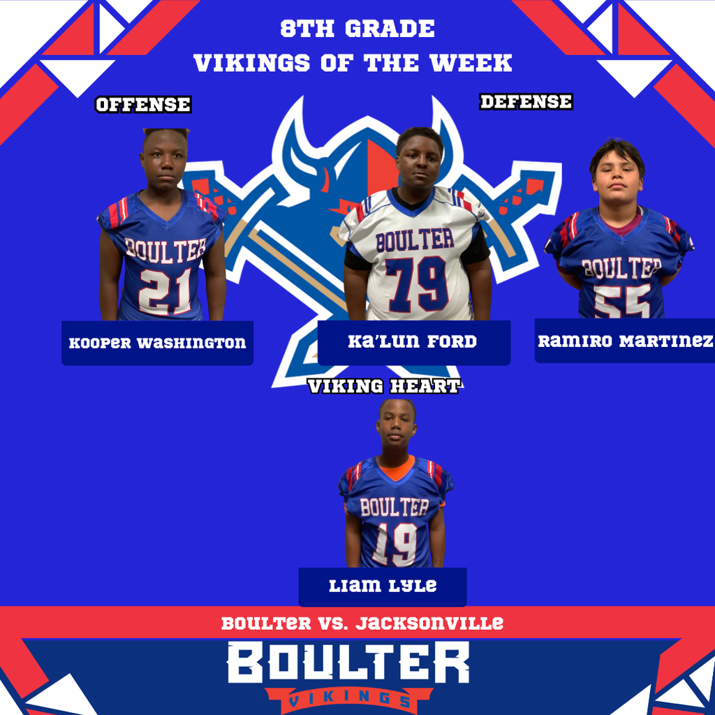 Vikings ofthe Week, Kooper Washington, Ka'lun Ford, Ramiro Martinez, Liam Lyle