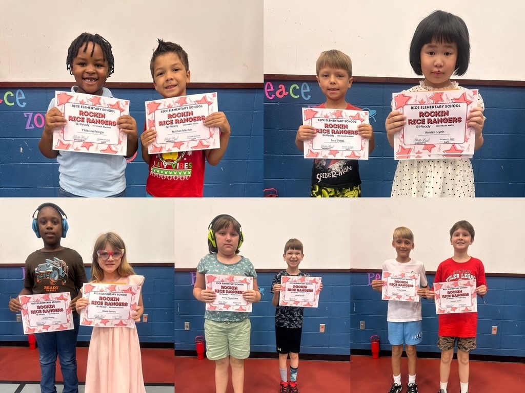 collage of students with awards